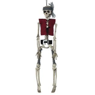 Riippuva merirosvoluuranko 40 cm (6 kpl) - Halloween-koristeet tukkuhintaan