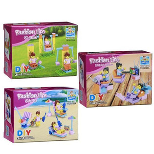 BRICKS-RAKENNUSPALIKAT - TYTTÖJEN SARJA (24 kpl)