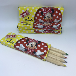 Disney - Minnie Mouse Pienet V%rikyn%t 4 kpl Rasiassa (48 kpl)
