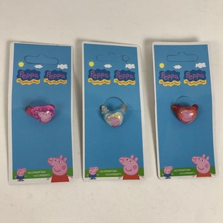 Peppa Pig lasten sormukset (24 kpl)