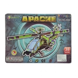 Suuri 3D-palapeli &ndash; Apache-helikopteri (3 kpl)