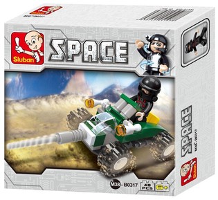 Sluban Space Vehicle M38-B0317 Avaruusajoneuvo Rakennussarja (1 kpl)