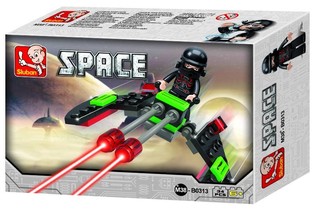 Sluban Space Fighter M38-B0313 Avaruush&auml;vitt&auml;j&auml; (1 kpl)