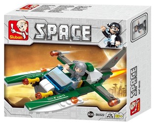 Sluban Space Aircraft M38-B0322 Avaruuslentokone (1 kpl)