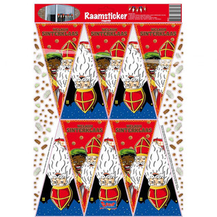 Sinterklaas Ikkunatarrat (12 kpl)