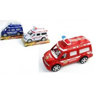 Poliisi- ja Ambulanssi Kitka-autot Blister-pakkauksessa (6 kpl)