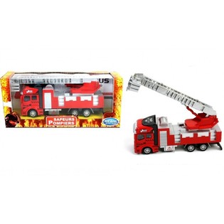Suuri Metallinen Pull Back -paloauto (2 kpl)