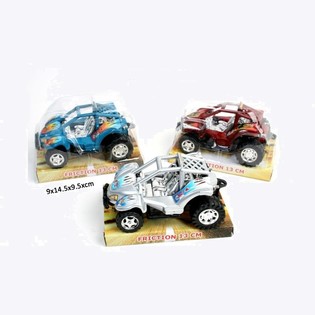 SIISTIT KITKAVETOSET BUGGYT BLISTER-KORTISSA, 13 CM (12 kpl)