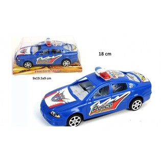 SIISTI FRIKTIO-POLIISI-AUTO BLISTERISS&Auml;, 18 CM (12 kpl)
