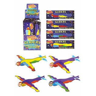 FIGHTER GLIDERS LIIDOKIT &ndash; MALLI: SUPERSANKARIT DISPLAY-LAATIKOSSA (48 kpl)