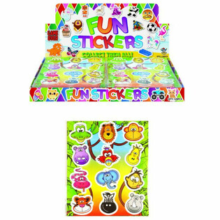 FUN STICKERS – MALLI: VIIDAKON ELÄIMET (120 kpl)