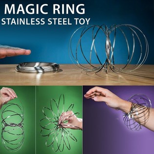 Taikasormukset / Flow Rings - Kineettinen 3D-sormus - HOPEA | KORTILLA (12 kpl)