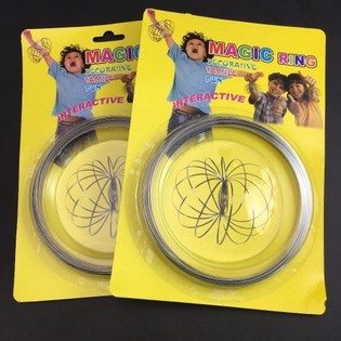 Magic Rings / Flow Rings - Kineettinen 3D-taikarengas - MULTI COLOR | KORTISSA (12 kpl)