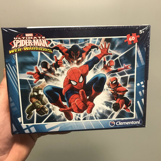 MARVEL &ndash; SPIDERMAN-PALAPELI, 60 Palaa (4 kpl)