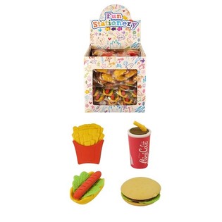 Mix Snack / Fast Food Pyyhekumit Display-pakkauksessa (108 kpl)