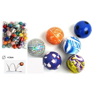 MEGAISET POMPPUPALLOT &ndash; &Oslash;4,3CM (48 kpl)