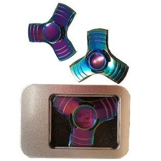 METALLINEN FIDGET SPINNER LAHJAPAKKAUKSESSA (10 kpl)