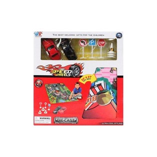 DIE CAST -AUTOSETTI LEIKKIMATOLLA (6 kpl)