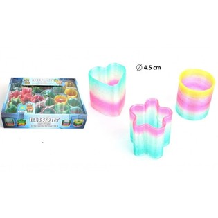 SATEENKAARISPRINGI MIX DESIGN Ø4.5 CM MYYNTITELINEESSÄ (24 kpl)