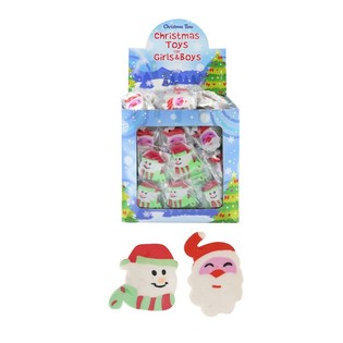 Jouluiset kuvio pyyhekumit display-laatikossa (208 kpl)