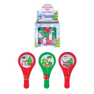 JOULU - PADDLE BAT -PALLOPELI TELINEESS&Auml; (96 kpl)