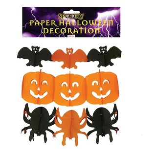 Halloween Paperikoristek&ouml;ynn&ouml;kset Mix &ndash; 300 cm (6 kpl)
