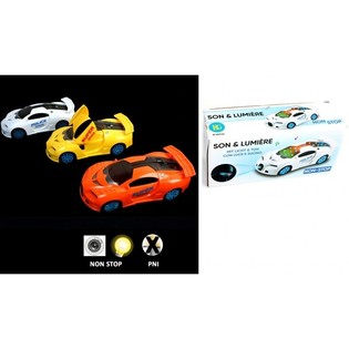 Bump & Go Poliisiauto Valoilla ja &Auml;&auml;nill&auml; (1 kpl)