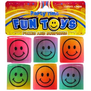 6 KPL MINI SMILEY KIERREJOUSET &Oslash;3.5 CM PUSSISSA (6 PUSSIA)