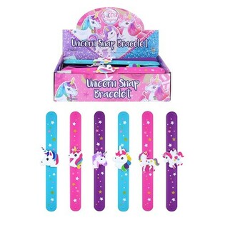 Yksisarvinen Taputusrannekkeet / Unicorn Snap (24 kpl)