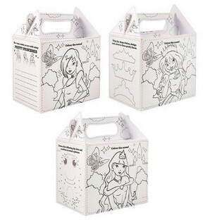 Itsev&auml;rritett&auml;v&auml;t Prinsessa-ateriarasiat - 14 x 9,5 x 18 cm (24 kpl)