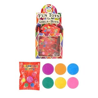 Bouncing Putty -Hyppymassa Jakopusseissa Myyntitelineess&auml; (60 kpl)