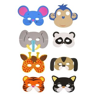 MIX ELÄINMASKIT FOAMISTA (24 kpl)