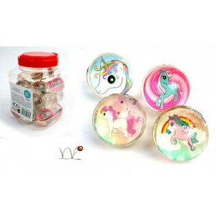 YKSISARVINEN Pomppupallot, 4,3 cm, Purkissa (24 kpl)