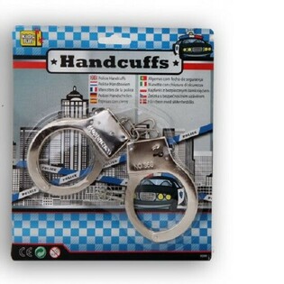 METALLISET POLIISI K&Auml;SIRAUDAT (12 kpl)