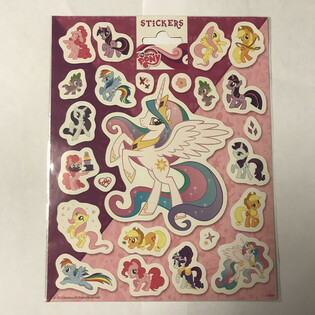 Suuret My Little Pony -tarra-arkit, 20x16 cm (10 kpl)