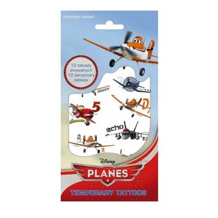Disney Planes Siirtotatuoinnit, Koko 20 x 10 Cm (10 kpl)