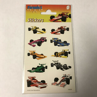 TARRA-ARKKI: FORMULA 1 -KILPA-AUTOT, 16 x 9 cm (10 kpl)