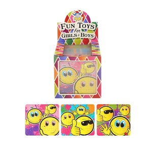 SMILEY-PALAPELI &ndash; 13 x 12 cm &ndash; MYYNTITELINEESS&Auml; (108 kpl)