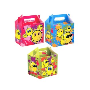 SMILEY Lasten Menu-laatikko &ndash; 14 x 9,5 x 18 cm (12 kpl)