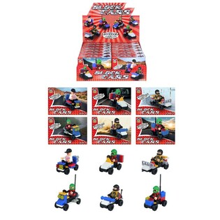 BLOCK CARS &ndash; Rakennuspalikka-ajoneuvot (12 kpl)