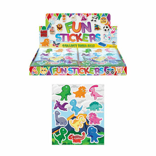 FUN STICKERS &ndash; MALLI: DINOSAURUS (120 kpl)