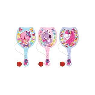 Poni-jokeri-tennis / paddle bat -peli (24 kpl)