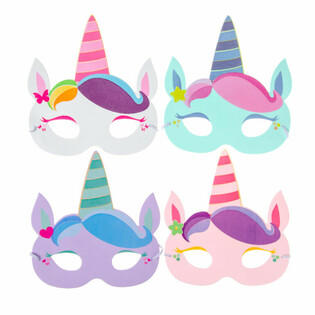 Unicorn Vaahtomuovinaamiot Mix (48 kpl)