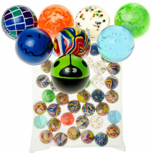 MIX Pomppupallot &Oslash; 4,5 cm (40 kpl)