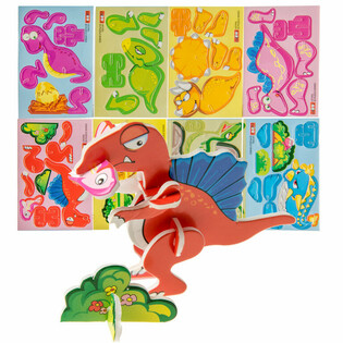3D Dinosaurusteht&auml;v&auml; / palapeli (48 kpl)