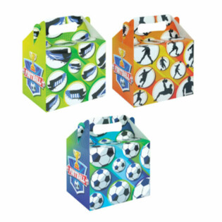 Lasten Ateriaboksi &ndash; JALKAPALLO &ndash; 14 x 9,5 x 18 cm (24 kpl)