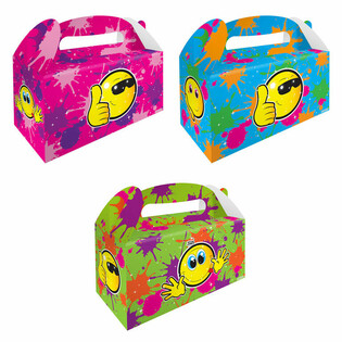 MENUBOXI &ndash; SMILEY &ndash; 22.5 x 9.5 x 18 cm (12 kpl)