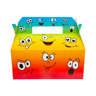 Lasten Menu-laatikko Smiley - 22,5 x 12 x 9,5 cm (24 kpl)