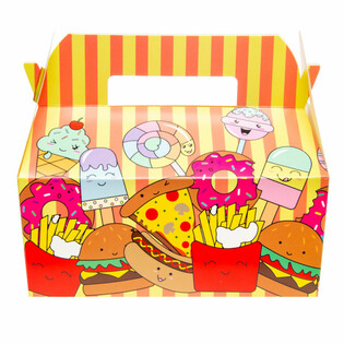 Fastfood-menulaatikot - 22,5 x 12 x 9,5 cm (24 kpl)