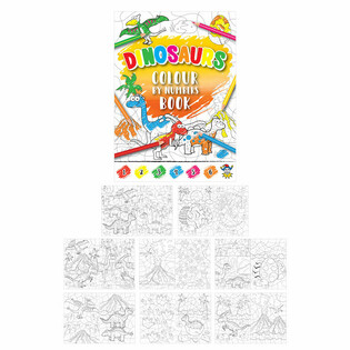 V&auml;rityskirja V&auml;rit&auml; numeroilla - Dinosaurus (48 kpl)